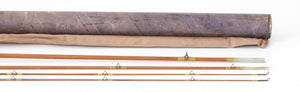 Phillipson Pacemaker Bamboo Rod 8' 3/2 5wt - rod sections with guides and wraps
