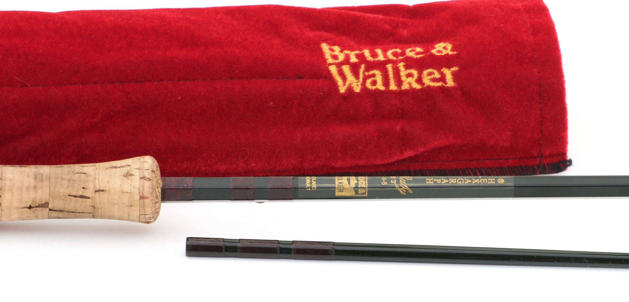 Bruce & Walker - Ruby 8'3 4-5wt Hexagraph Rod 