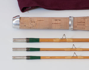 Hardy Marvel 7' 4wt bamboo rod with leather tube