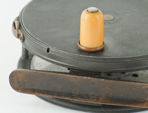 Hardy Perfect 3 7/8" 1906 Check with Hardy leather case