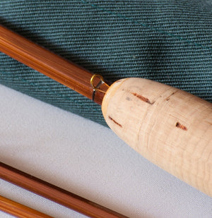 Bob Summers Midge Deluxe Bamboo Rod 6'4" 2/2 #4 - overall view