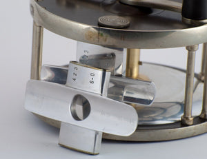 Edward Vom Hofe Model 423 Restigouche 6/0 Fly Reel with Leather Case - LHW