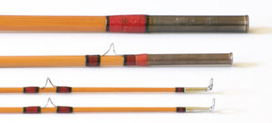 Hardy Hollokona Salmon De-luxe 3/2 8'6' - #4 Bamboo Fly Rod - full rod assembled