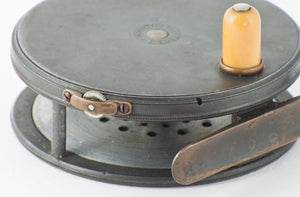 Hardy Perfect 3 7/8" 1906 Check with Hardy leather case