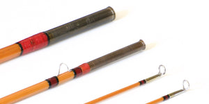 Hardy Hollokona Salmon De-luxe 3/2 8'6' - #4 Bamboo Fly Rod - case or tube detail