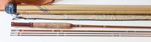 Phillipson Peerless Dry Fly Special Bamboo Rod 8'6 3/2 6wt - guides and thread wrapping