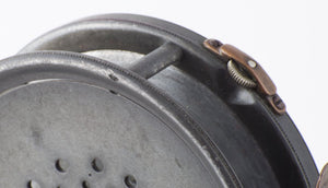 Hardy Perfect 3 7/8" 1906 Check with Hardy leather case