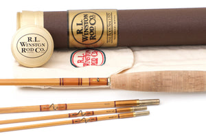 R.L. Winston Bamboo Rod 7'6" 3/2 #4 - ferrules and tips detail