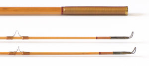 R.L. Winston Bamboo Rod SF-era 8'6" 2/2 #6 - rod sections with guides and wraps