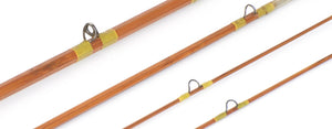 Phillipson Pacemaker Bamboo Rod 8' 3/2 5wt - rod sections with guides and wraps
