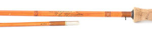 R.L. Winston Steelhead Bamboo Rod - Lew Stoner 9'6" 2/1 5 1/2 oz - guides and thread wrapping
