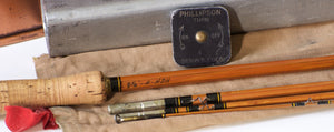 Phillipson Premium Bamboo Rod 8'6 3/2 5-6wt - rod sections with guides and wraps