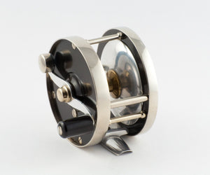 Otto Zwarg Model 400 Laurentian Fly Reel - Size 1/0 with rare leather case