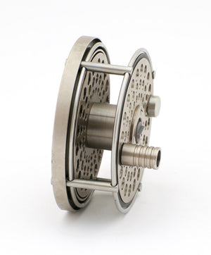 Ari 't Hart S1 Fly Reel and Spare Spool - Nickel Plated