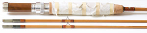 Jim Schaaf Dickerson Model 7612 Bamboo Rod 7'6" 2/2 #4 - maker signature and rod markings