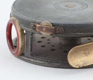 Hardy Perfect 3 1/8" 1912 check w/ red agate