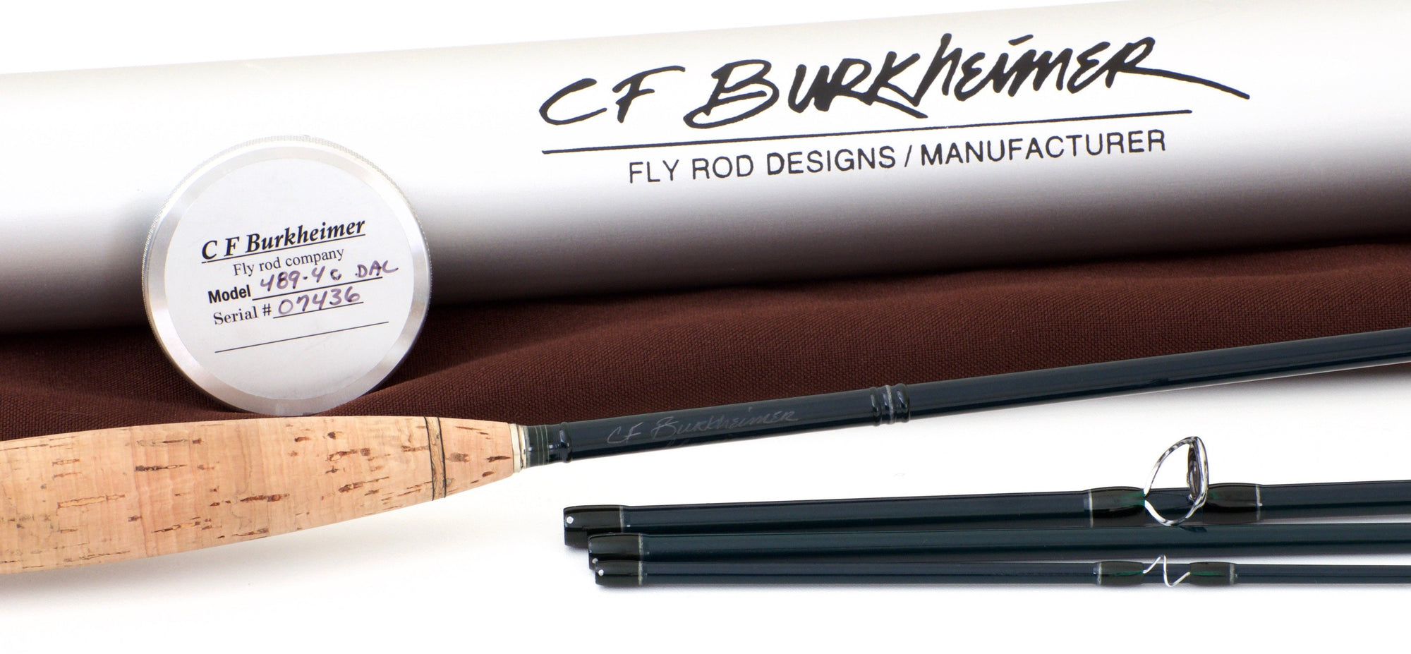 Burkheimer, CF -- 8'9 4wt 4 pc. "Classic" Graphite Fly Rod 