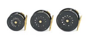 Hardy Brass Faced Perfect 1902 Reproduction Limited Edition Reel Set