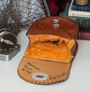 Annie Margarita Leather Reel Case - "Sycamore Ranch"