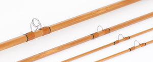 Simroe, Ted -- 8' 3/2 5wt Bamboo Rod - rod sections with guides and wraps