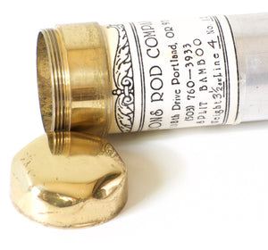 Lyons, Dwight -- 7'6 FE Thomas Style Bamboo Rod - Owned by John Gierach