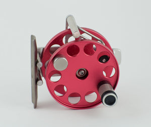 Ari 't Hart Mach 0 silver/red fly reel - mint