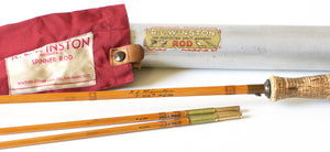 R.L. Winston Bamboo Fly Rod SF-era 9' 2/2 4 1/2 oz. - rod sections with guides and wraps
