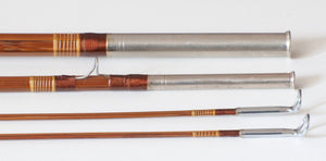 Phillipson Peerless Bamboo Rod 8' 3/2 5wt - ferrules and tip tops detail