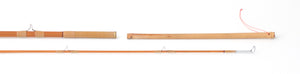 R.L. Winston Fario Club Bamboo Rod 8'5" 2/1 #5/6 - rod sections with guides and wraps