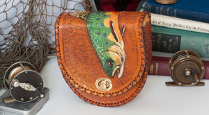 Annie Margarita Leather Reel Case - "Brookie"
