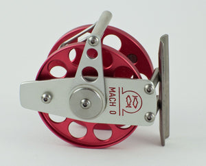 Ari 't Hart Mach 0 silver/red fly reel - mint