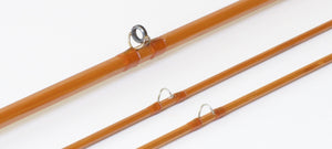 R.L. Winston Bamboo Rod 8' 2/2 #5 - rod sections with guides and wraps
