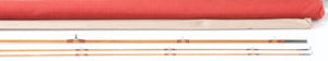 Jim Schaaf Dickerson Model 7612 Bamboo Rod 7'6" 2/2 #4 - overall view