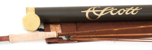 Scott Rod Co. - 7'2 3wt SC Bamboo Rod - handle grip and reel seat detail