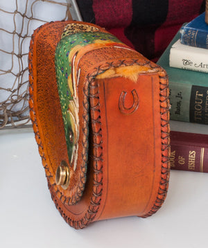 Annie Margarita Leather Reel Case - "Brookie"