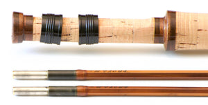 Bob Summers Model 275 Bamboo Rod 7'6" 2/2 #4 - rod sections with wraps and hardware