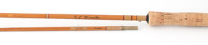 R.L. Winston Fario Club Bamboo Rod 8'5" 2/1 #5/6 - rod sections with guides and wraps
