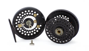 Lee Wulff Ultimate Reel (designed by Stanley Bogdan) - with original Homa leather case