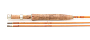 R.L. Winston Bamboo Rod (Morgan-Era) 7'6" 2/2 #4/5 - rod sections with guides and wraps