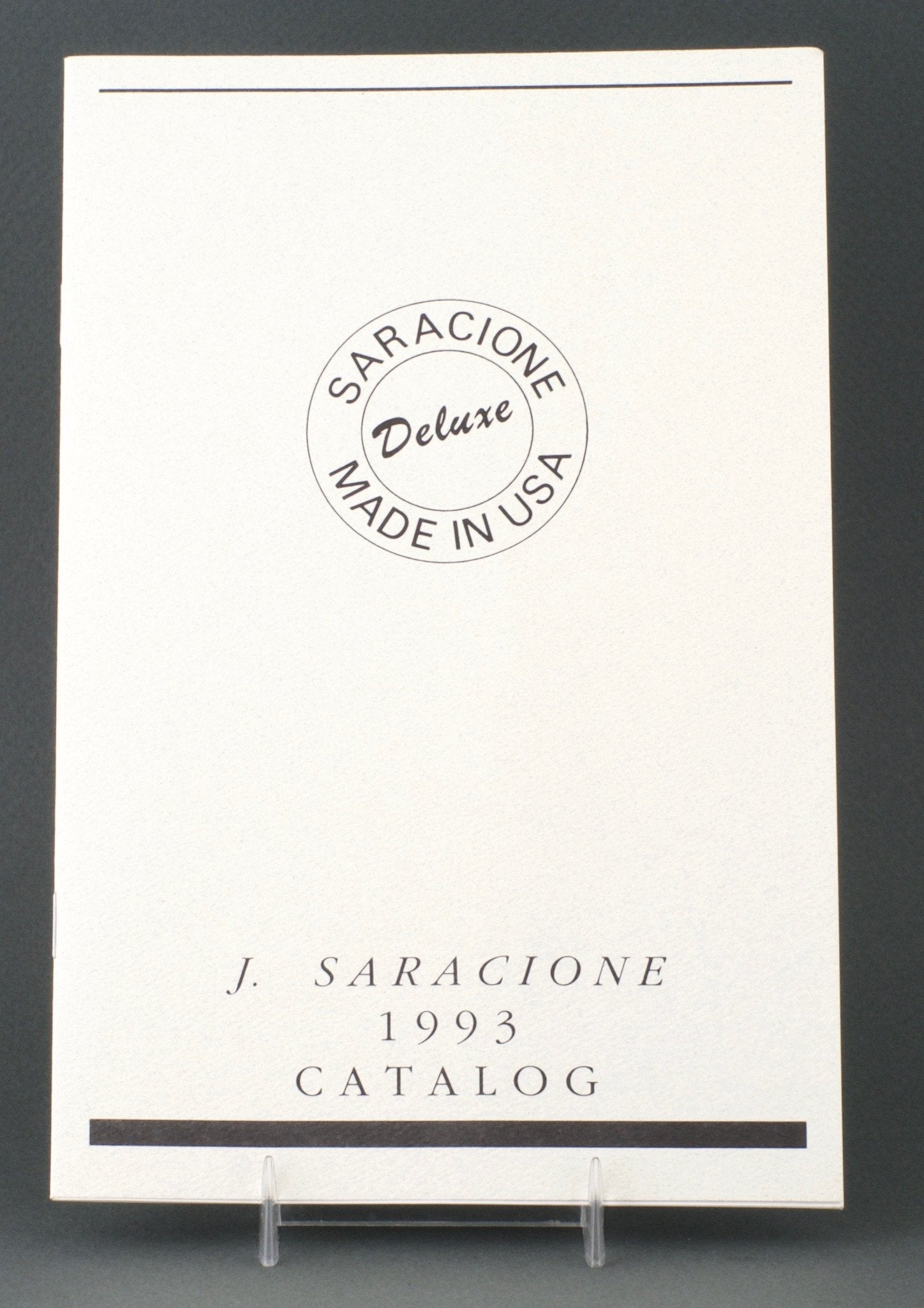 Saracione, Joe - 1993 Reel Catalog