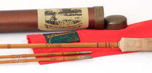 R.L. Winston Bamboo Rod 8' 2/2 #5 - handle grip and reel seat detail