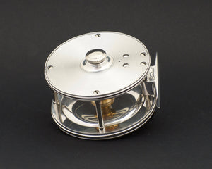 Georg Lundwall 3.21" White-Faced Glider Click Fly Reel