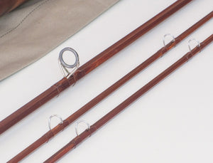 Orvis Wes Jordan 8' 2/2 7wt Bamboo Rod with Leather Tube