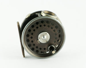 Hardy St. George Fly Reel 3" and spare spool - with leather cases!