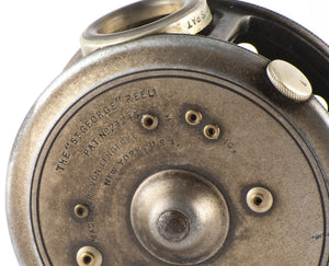 Hardy St. George Fly Reel 3" and spare spool - with leather cases!