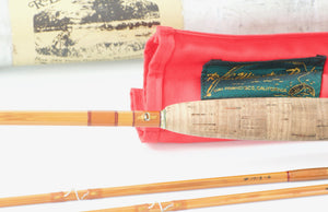 R.L. Winston Bamboo Rod (Morgan-Era) 7'6" 2/2 #4/5 - full rod assembled view