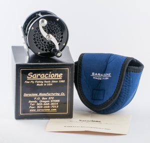 Joe Saracione 3" Mark IV Trout Fly Reel - All Black RHW