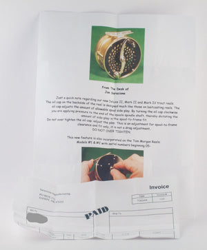 Joe Saracione 3" Mark IV Trout Fly Reel - All Black RHW