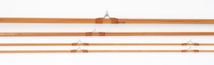 Simroe, Ted -- 7'6 4wt Bamboo Rod - rod sections with wraps and hardware