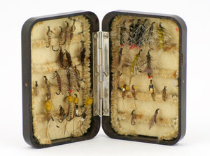 Hardy Bros. Neroda Drywet No. 8 Fly Box (Oxblood)